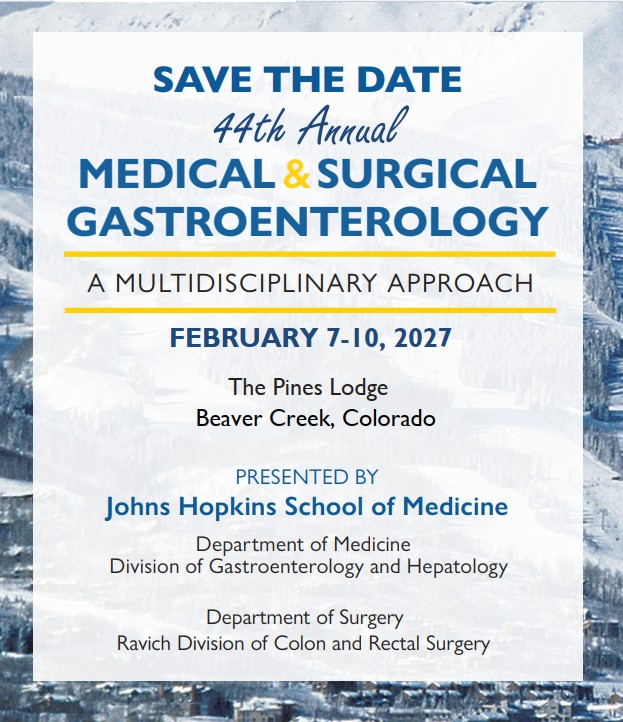 44th Annual Medical and Surgical Gastroenterology: A Multidisciplinary Approach Banner
